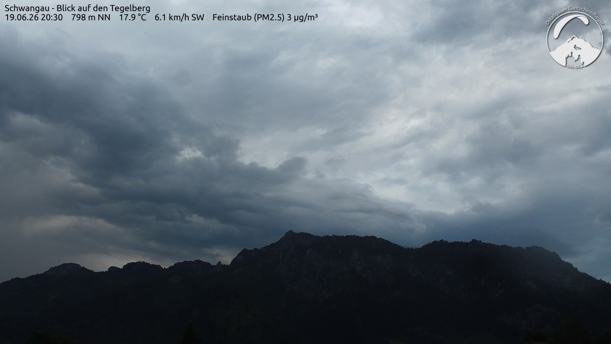 Archiv Foto Webcam Schwangau: Tegelberg-Blick