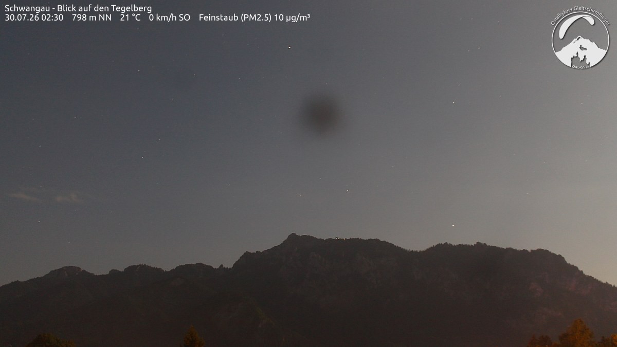 Archiv Foto Webcam Schwangau: Tegelberg-Blick