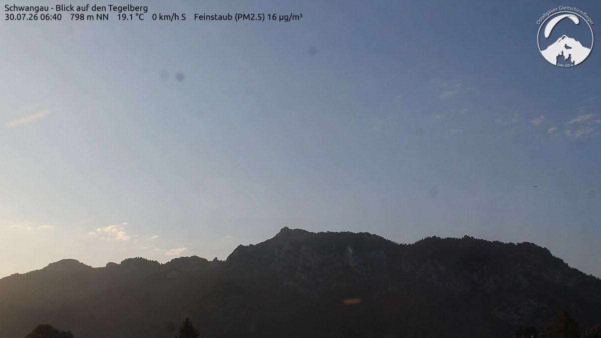 Archiv Foto Webcam Schwangau: Tegelberg-Blick