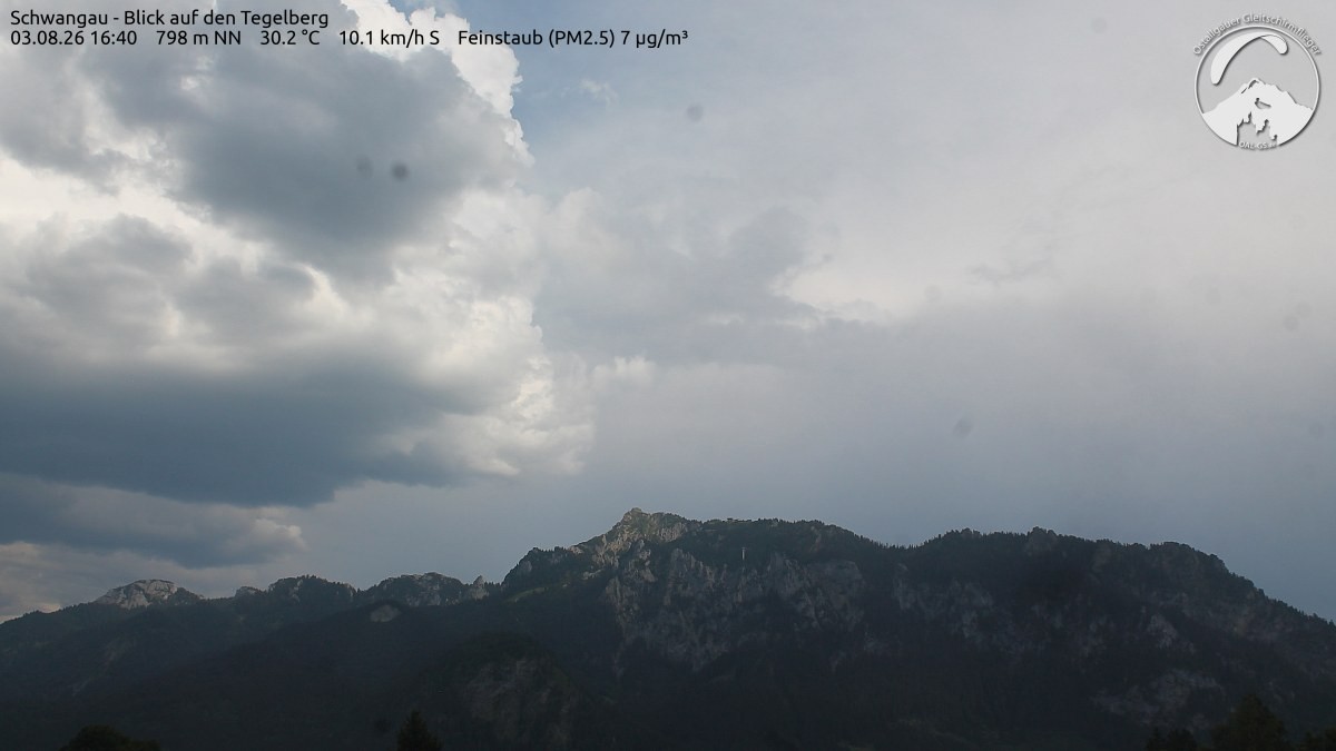 Archiv Foto Webcam Schwangau: Tegelberg-Blick