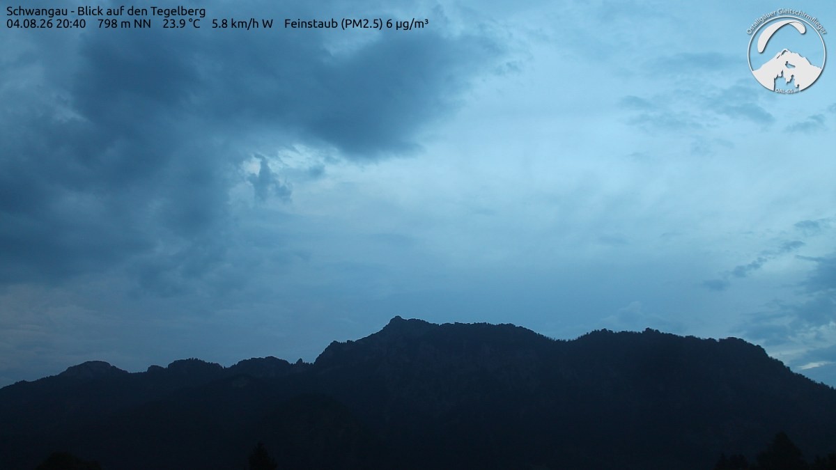 Archiv Foto Webcam Schwangau: Tegelberg-Blick