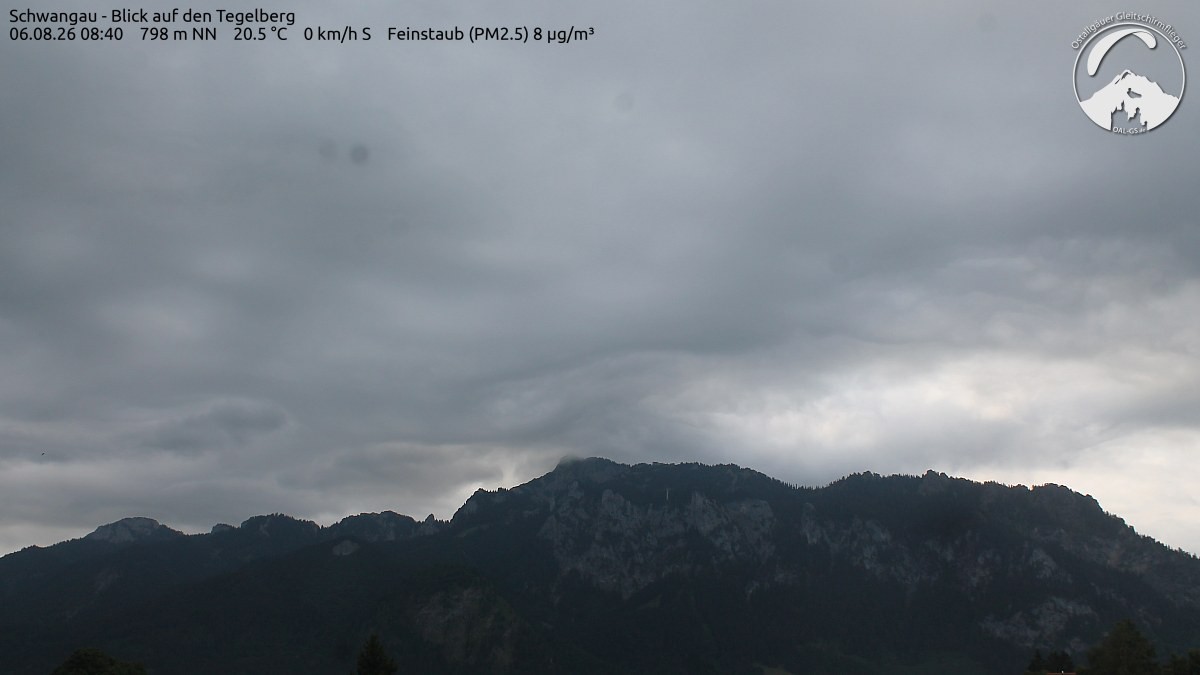 Archiv Foto Webcam Schwangau: Tegelberg-Blick