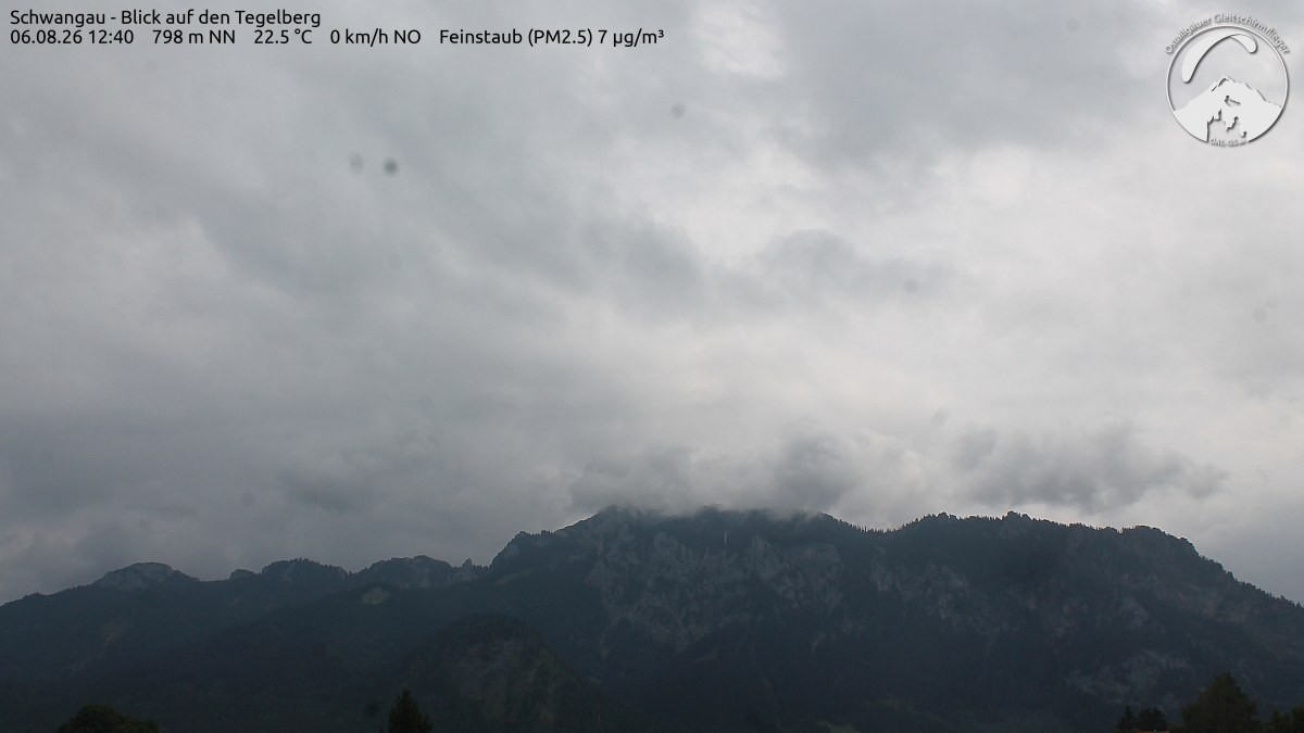Archiv Foto Webcam Schwangau: Tegelberg-Blick