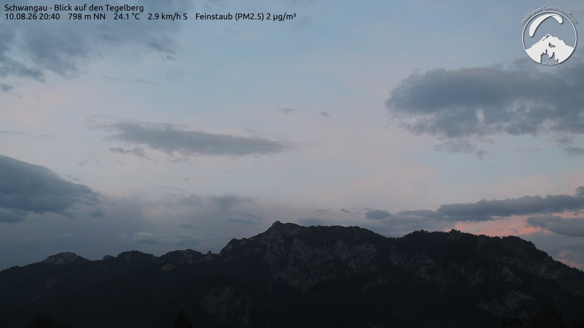 Archiv Foto Webcam Schwangau: Tegelberg-Blick