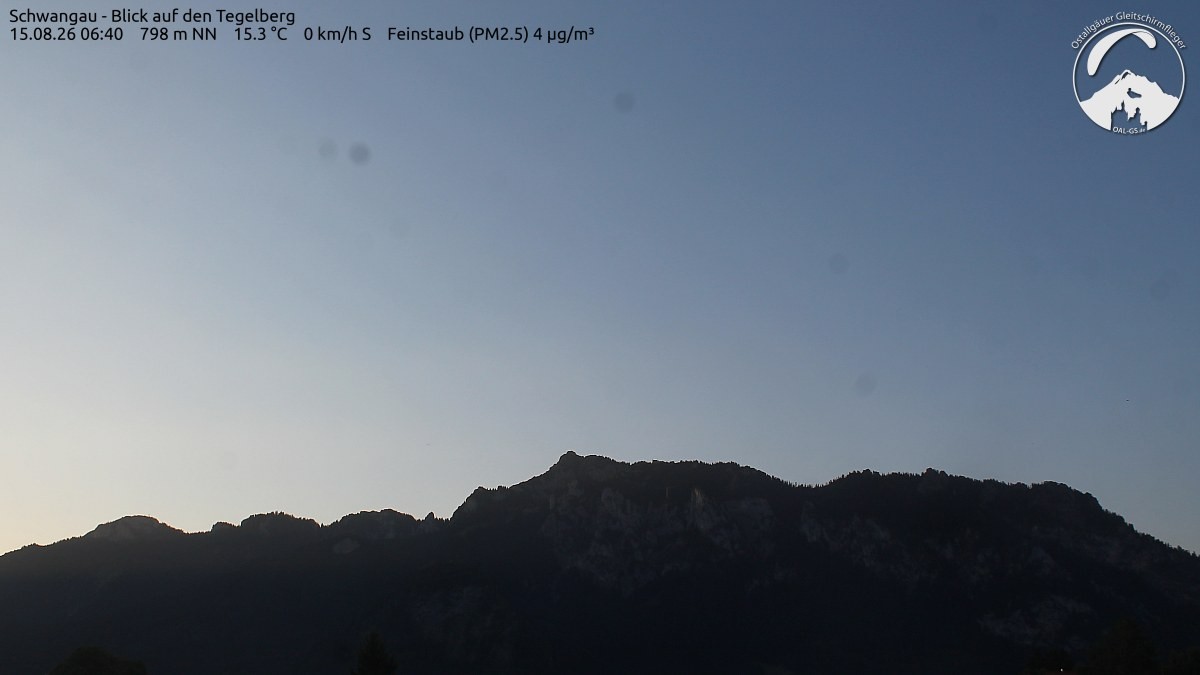 Archiv Foto Webcam Schwangau: Tegelberg-Blick