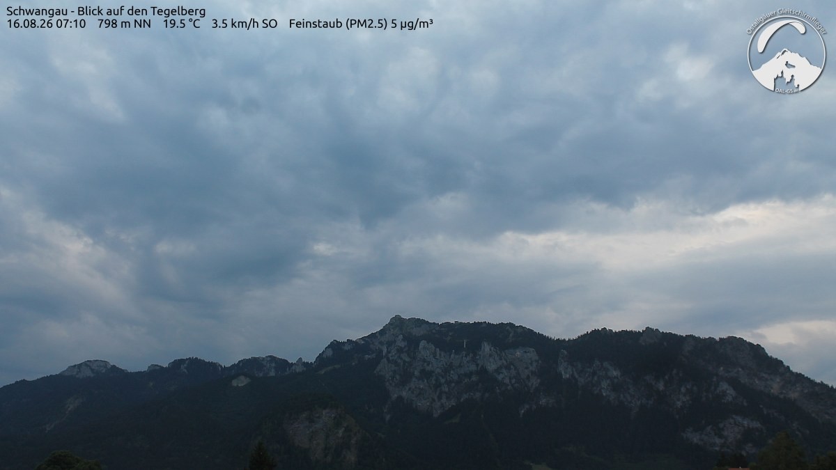 Archiv Foto Webcam Schwangau: Tegelberg-Blick