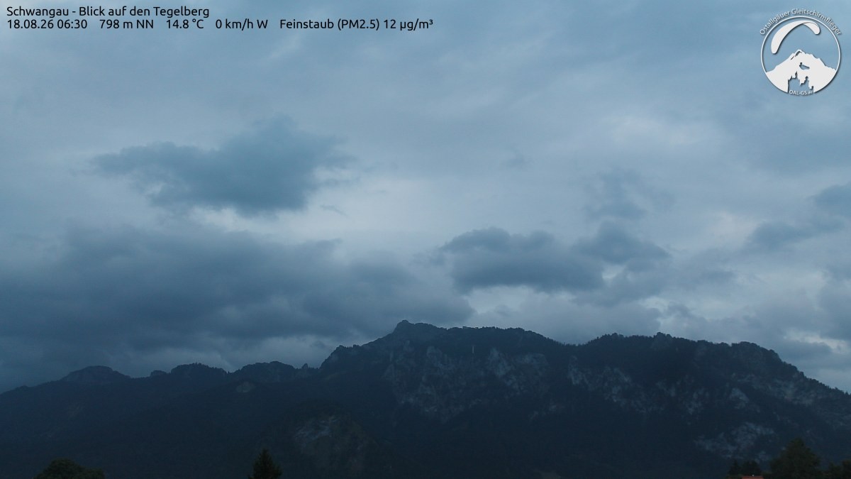 Archiv Foto Webcam Schwangau: Tegelberg-Blick