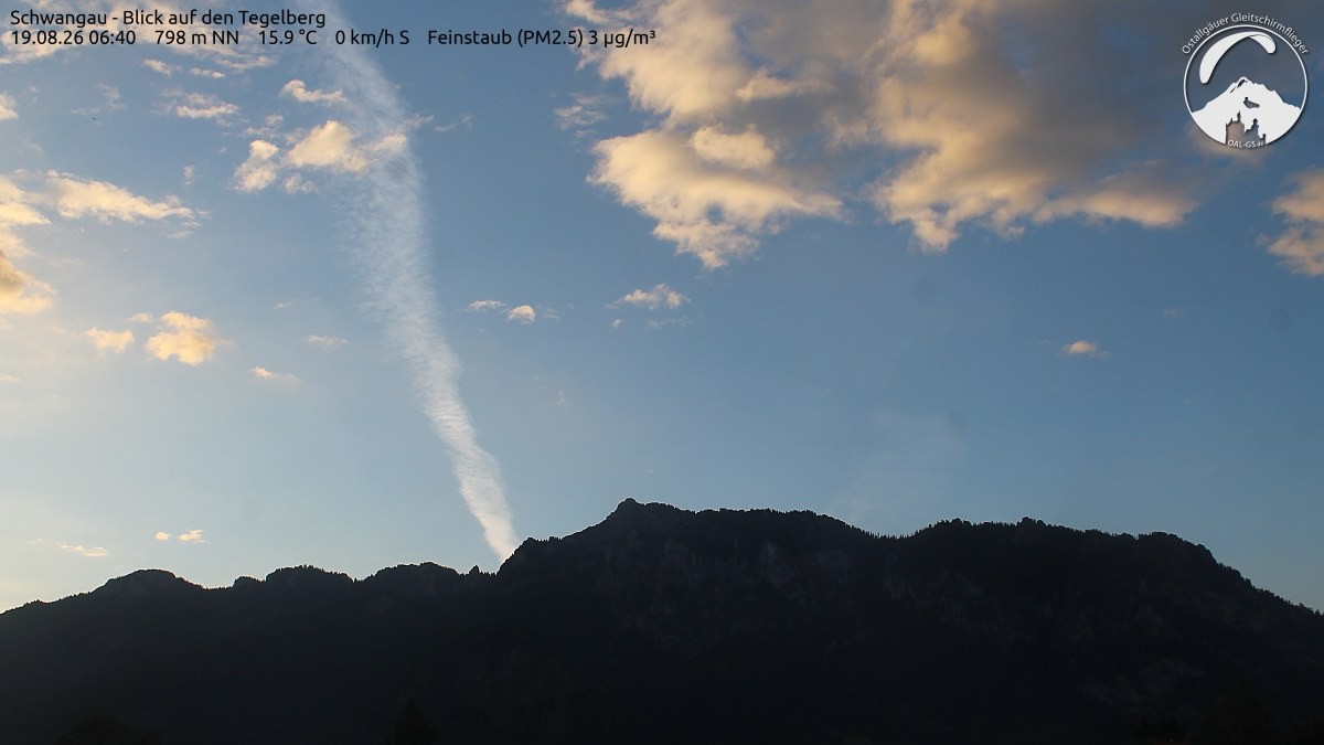 Archiv Foto Webcam Schwangau: Tegelberg-Blick
