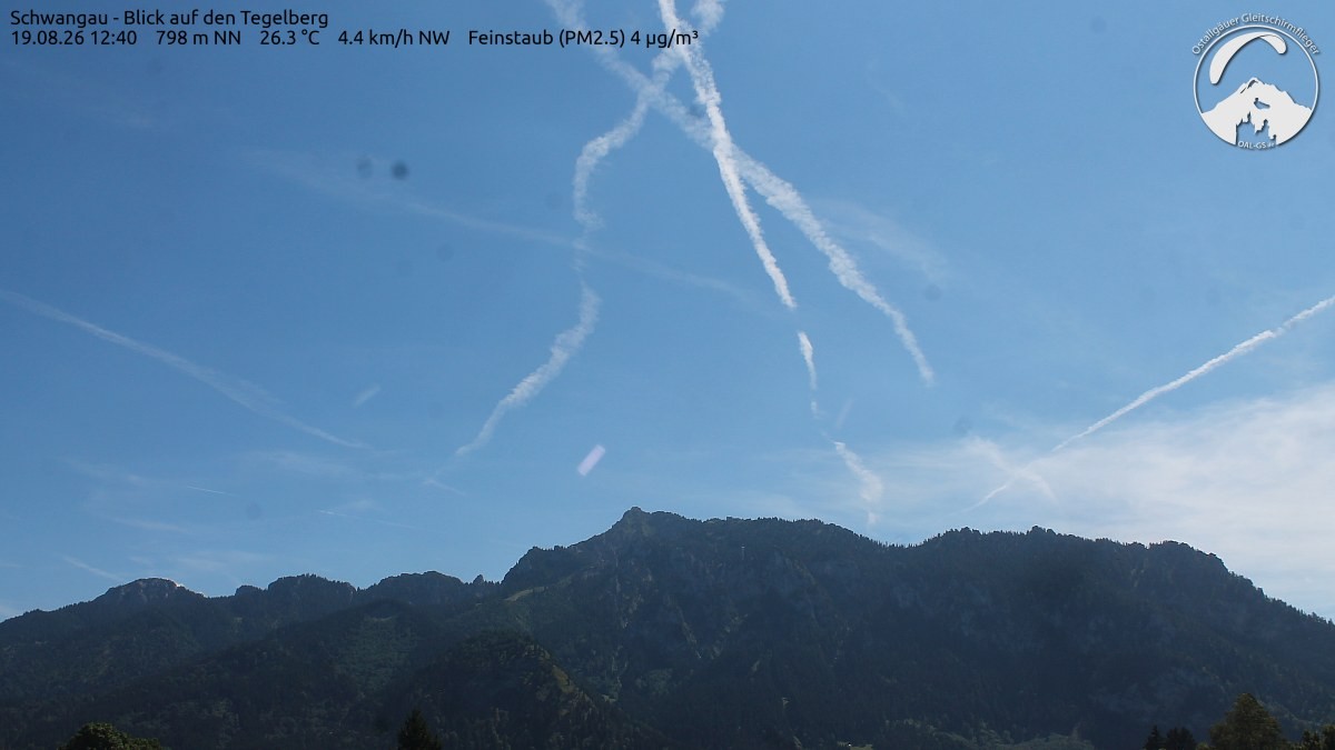 Archiv Foto Webcam Schwangau: Tegelberg-Blick