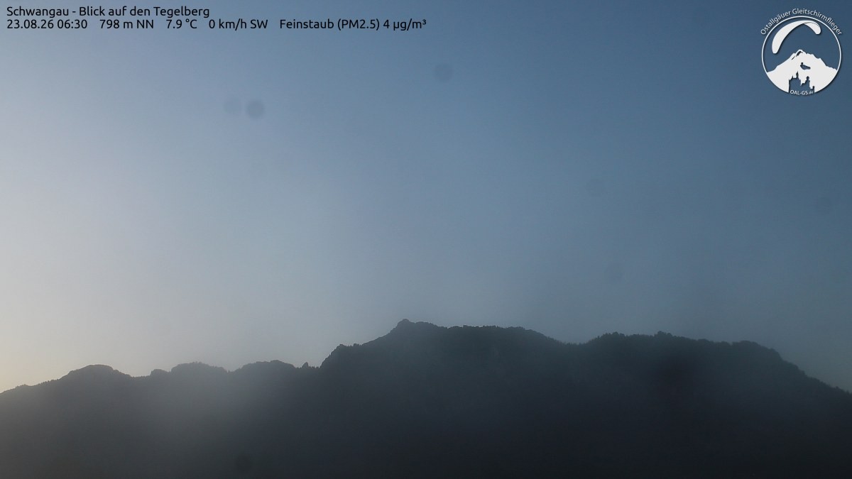 Archiv Foto Webcam Schwangau: Tegelberg-Blick