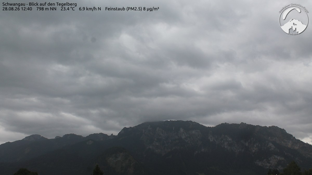 Archiv Foto Webcam Schwangau: Tegelberg-Blick
