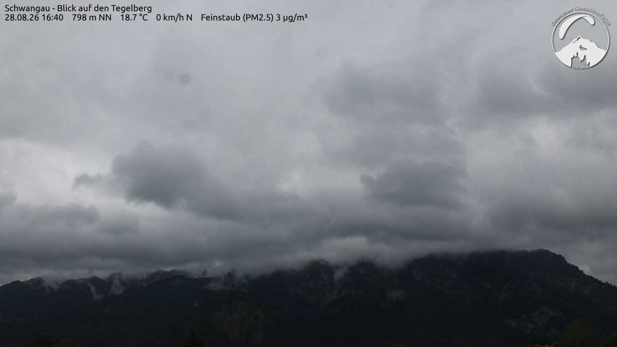 Archiv Foto Webcam Schwangau: Tegelberg-Blick
