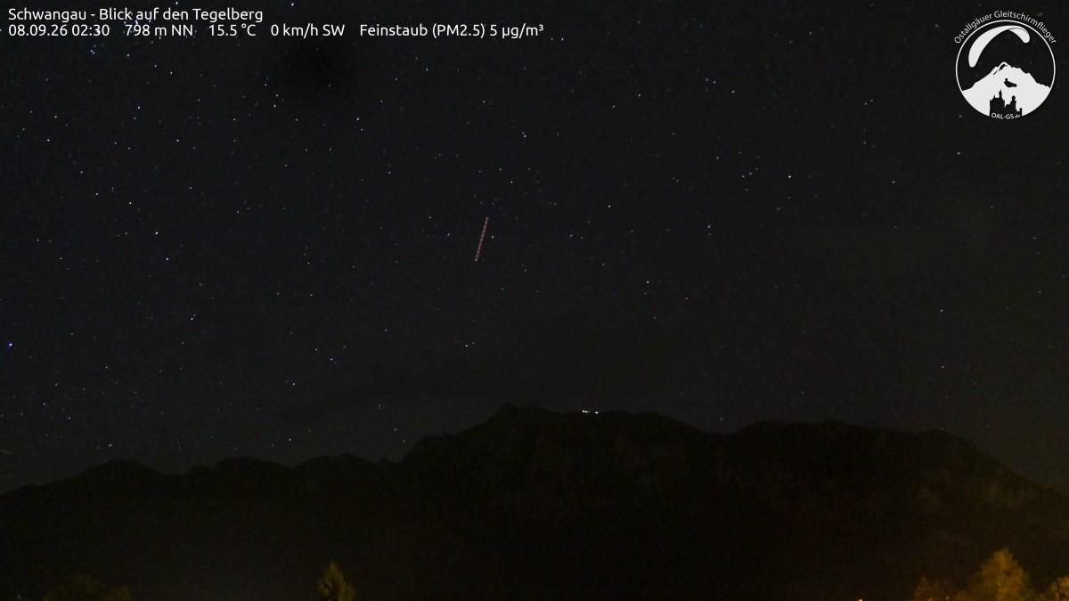 Archiv Foto Webcam Schwangau: Tegelberg-Blick