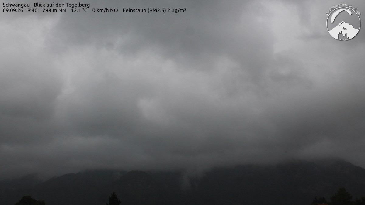 Archiv Foto Webcam Schwangau: Tegelberg-Blick