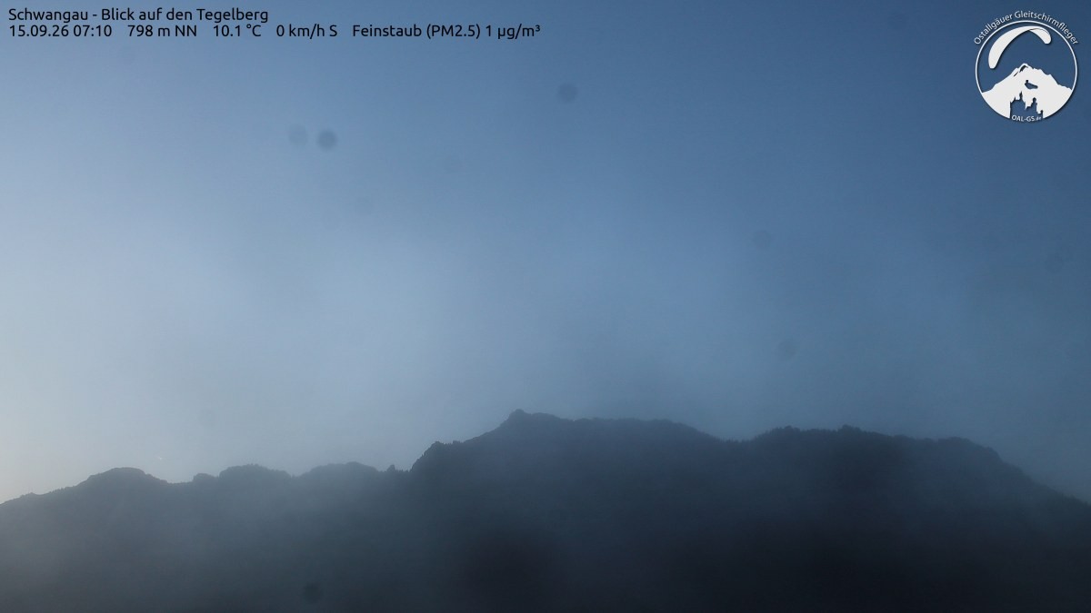 Archiv Foto Webcam Schwangau: Tegelberg-Blick