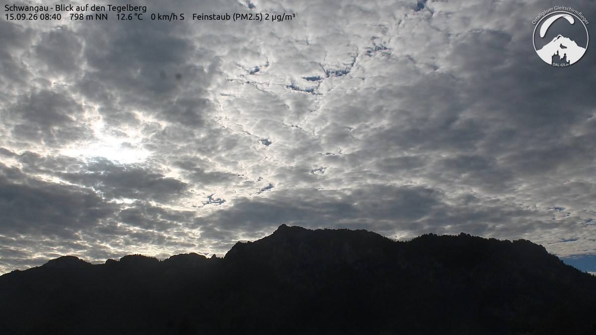 Archiv Foto Webcam Schwangau: Tegelberg-Blick