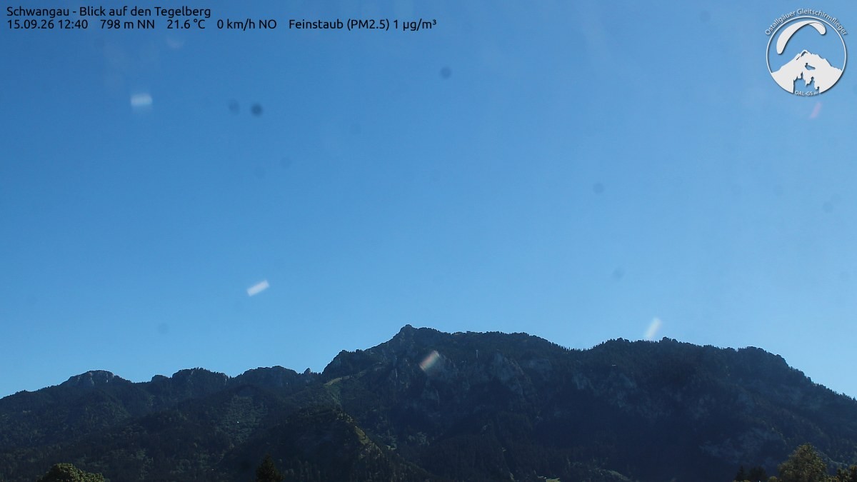 Archiv Foto Webcam Schwangau: Tegelberg-Blick