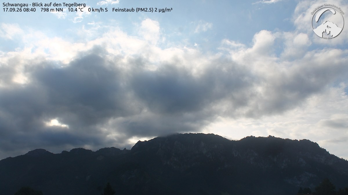 Archiv Foto Webcam Schwangau: Tegelberg-Blick