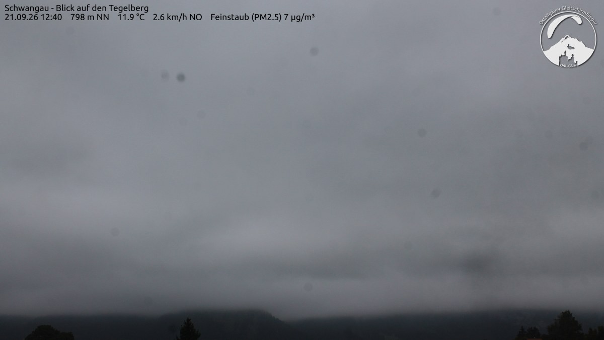 Archiv Foto Webcam Schwangau: Tegelberg-Blick