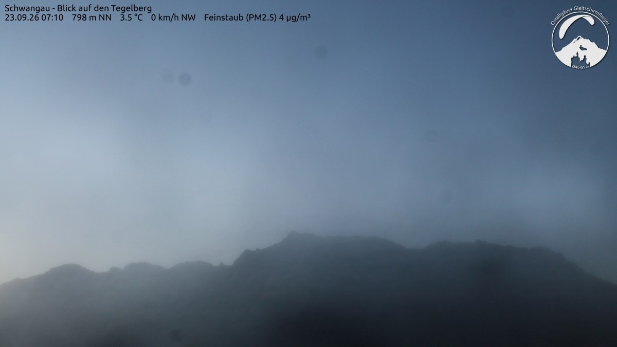 Archiv Foto Webcam Schwangau: Tegelberg-Blick