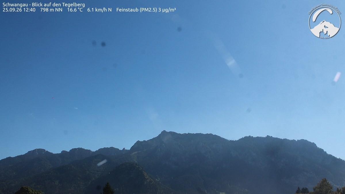 Archiv Foto Webcam Schwangau: Tegelberg-Blick