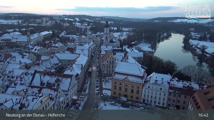 Archiv Foto Webcam Neuburg an der Donau - Hofkirche