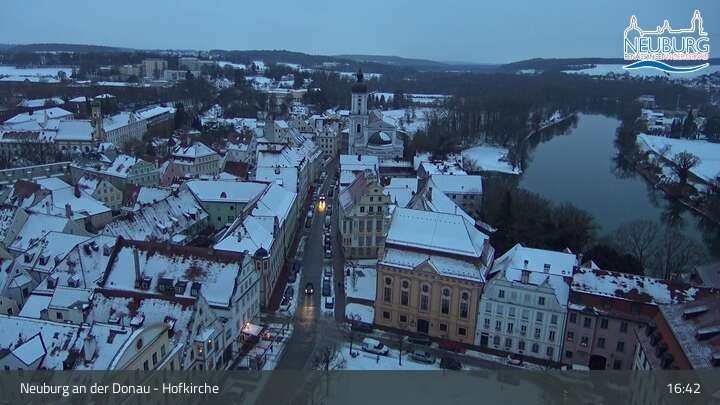 Archiv Foto Webcam Neuburg an der Donau - Hofkirche