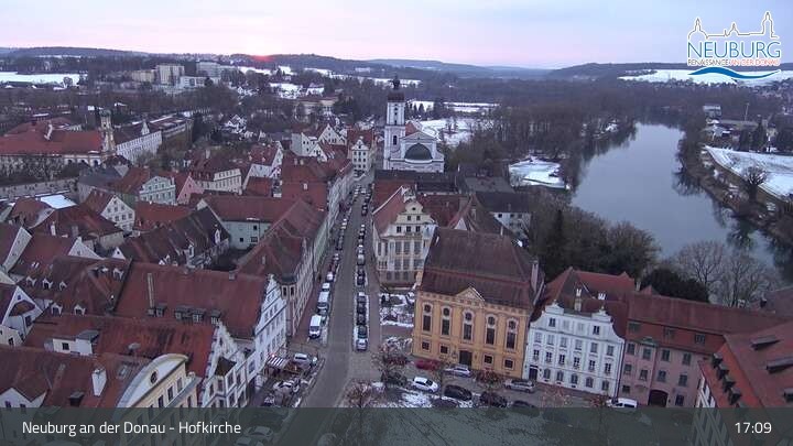 Archiv Foto Webcam Neuburg an der Donau - Hofkirche