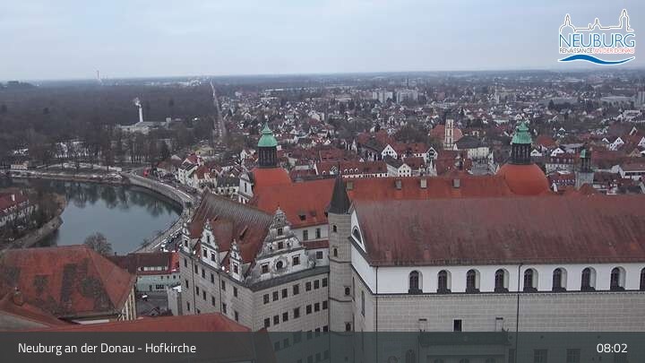 Archiv Foto Webcam Neuburg an der Donau - Hofkirche