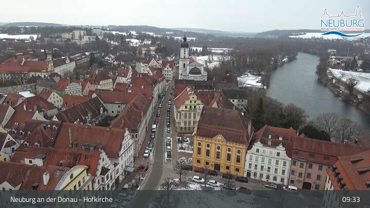 Archiv Foto Webcam Neuburg an der Donau - Hofkirche