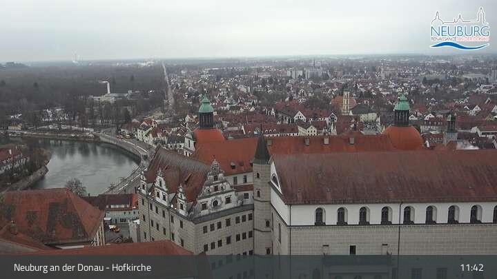 Archiv Foto Webcam Neuburg an der Donau - Hofkirche
