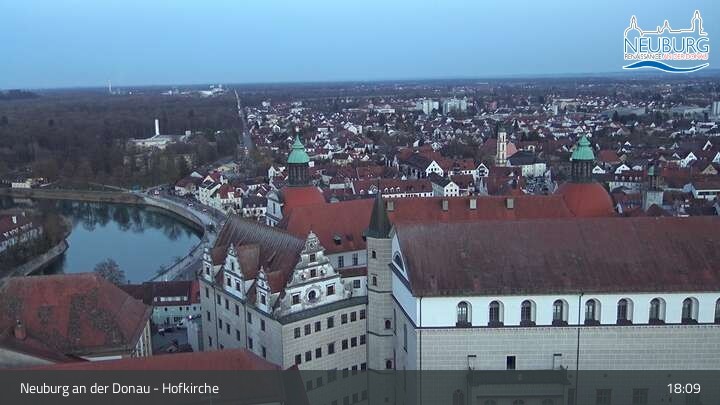 Archiv Foto Webcam Neuburg an der Donau - Hofkirche