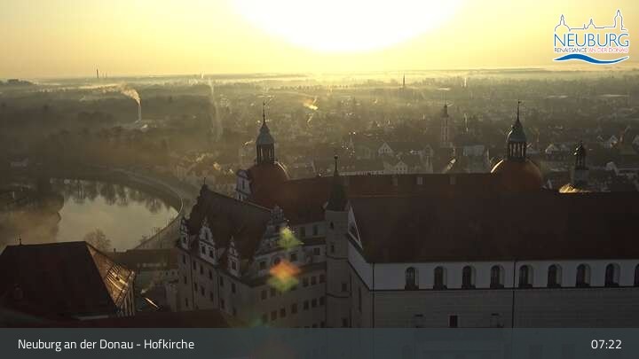 Archiv Foto Webcam Neuburg an der Donau - Hofkirche