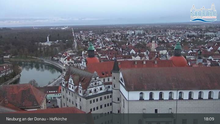 Archiv Foto Webcam Neuburg an der Donau - Hofkirche