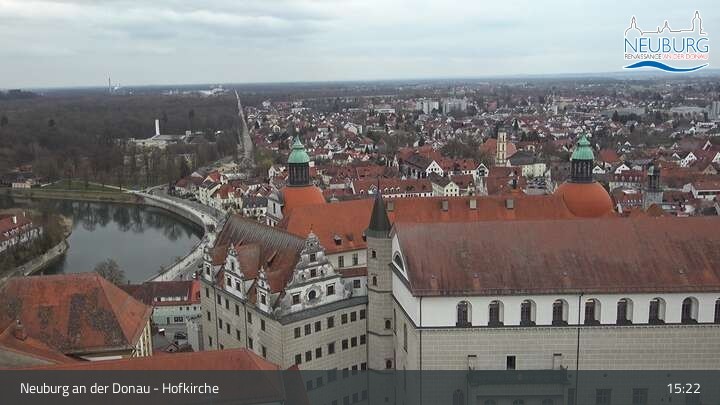 Archiv Foto Webcam Neuburg an der Donau - Hofkirche