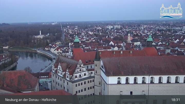 Archiv Foto Webcam Neuburg an der Donau - Hofkirche