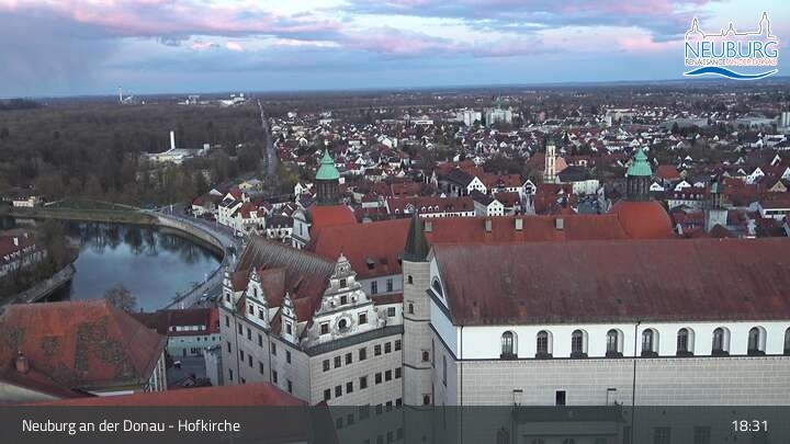 Archiv Foto Webcam Neuburg an der Donau - Hofkirche