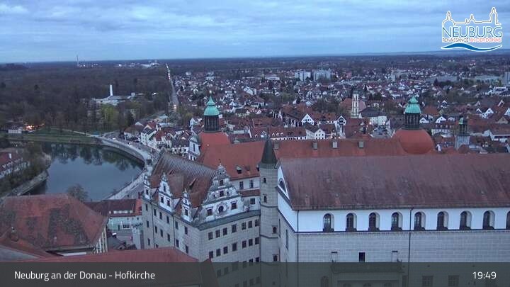 Archiv Foto Webcam Neuburg an der Donau - Hofkirche