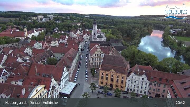 Archiv Foto Webcam Neuburg an der Donau - Hofkirche