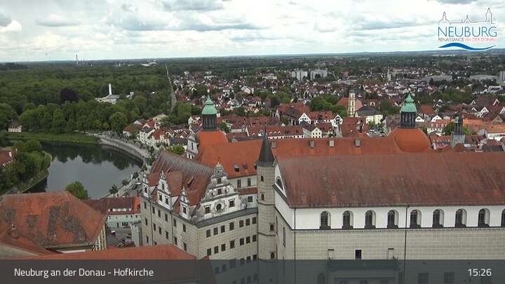 Archiv Foto Webcam Neuburg an der Donau - Hofkirche