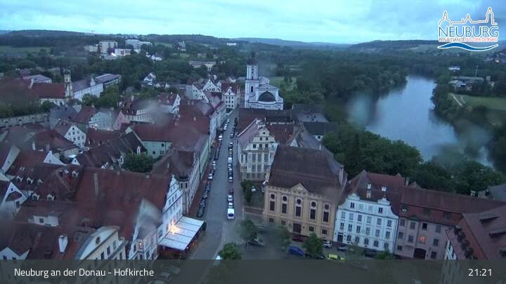 Archiv Foto Webcam Neuburg an der Donau - Hofkirche
