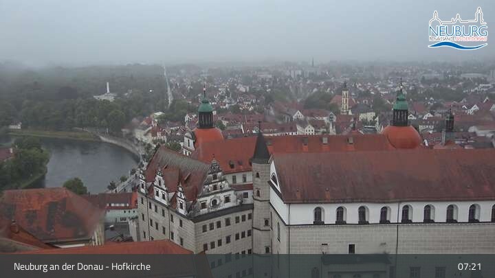 Archiv Foto Webcam Neuburg an der Donau - Hofkirche