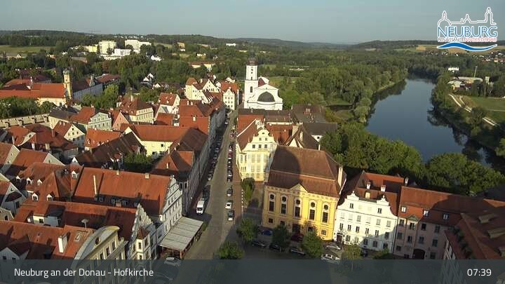 Archiv Foto Webcam Neuburg an der Donau - Hofkirche