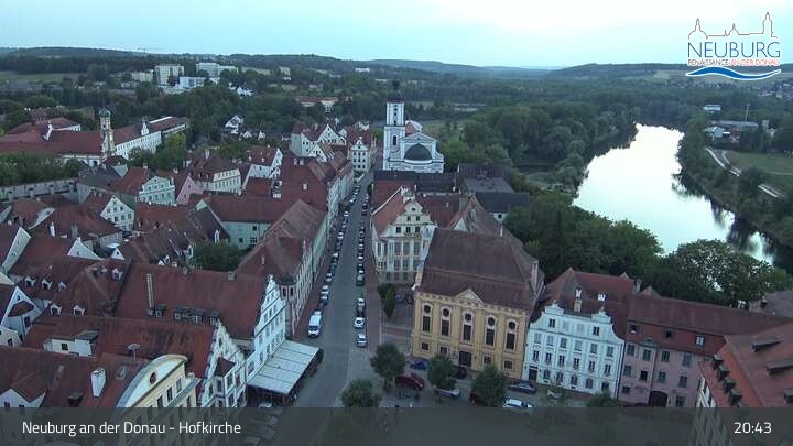 Archiv Foto Webcam Neuburg an der Donau - Hofkirche