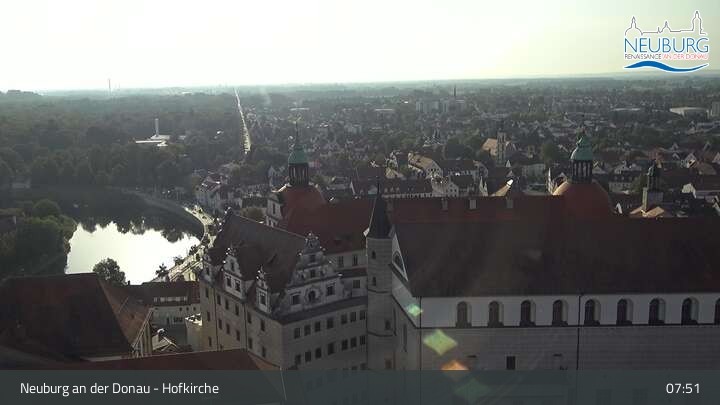Archiv Foto Webcam Neuburg an der Donau - Hofkirche