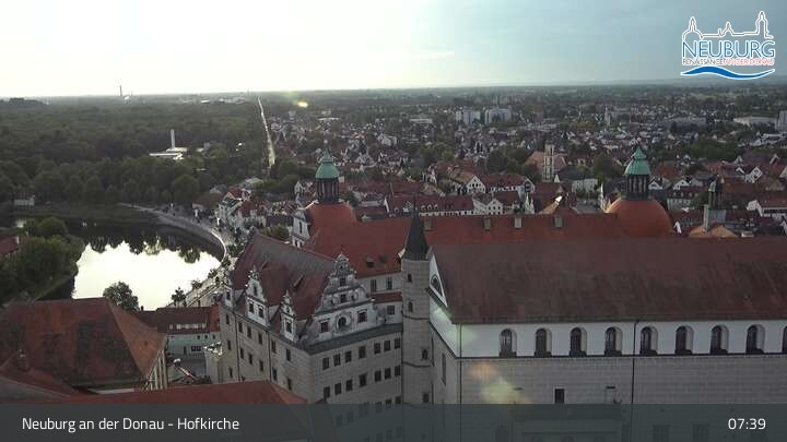 Archiv Foto Webcam Neuburg an der Donau - Hofkirche