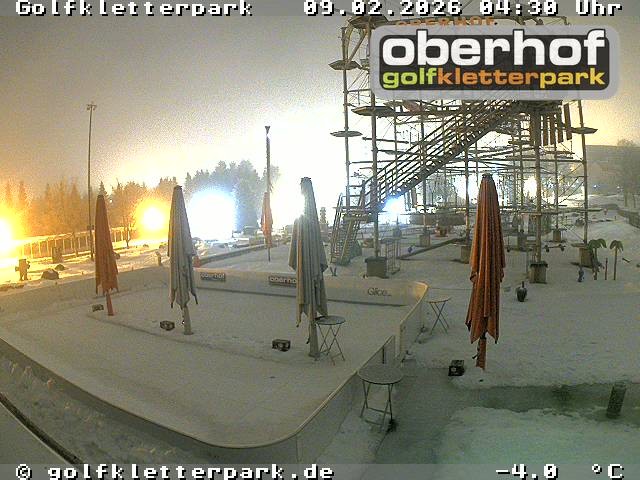 Archiv Foto Webcam Golfkletterpark Oberhof - AdventureGolf und Kletterpark