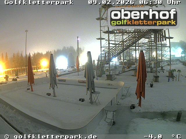 Archiv Foto Webcam Golfkletterpark Oberhof - AdventureGolf und Kletterpark