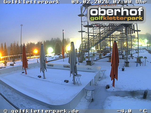 Archiv Foto Webcam Golfkletterpark Oberhof - AdventureGolf und Kletterpark