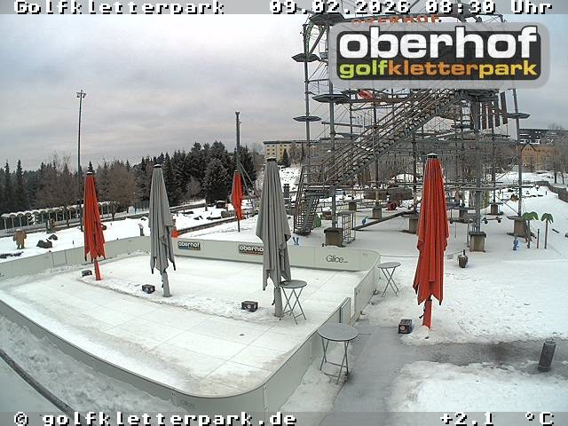 Archiv Foto Webcam Golfkletterpark Oberhof - AdventureGolf und Kletterpark